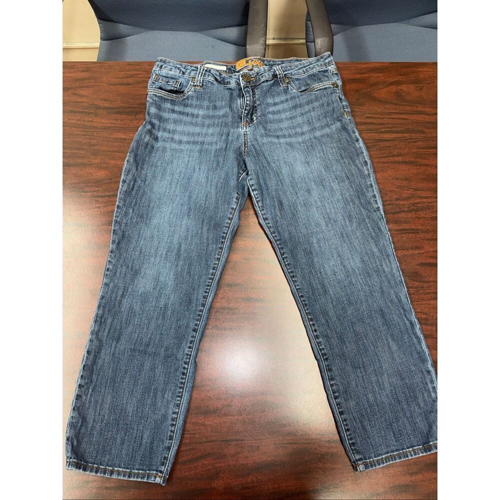 Kut From The Kloth Bardot Crop Skinny Boyfriend Jeans Size 12